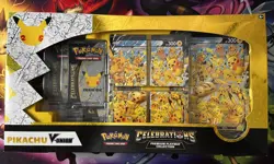 Pokemon Celebrations 25th Anniversary Pikachu V-Union Premium Playmat Collection 820650809897 - Image 1