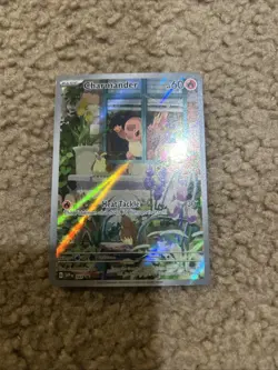 Pokemon Charmander TCG Scarlet & Violet Promo 044 Full Art Holo - Image 1