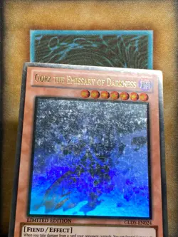 Yugioh Gorz the Emissary of Darkness GLD5-EN024 Gold Ghost Rare LP - Image 3