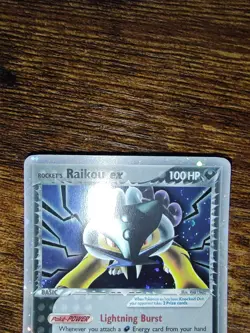 Rocket's Raikou Ex 108/107 Secret Rare Ultra Rare Pokemon Ex Deoxys - Image 5