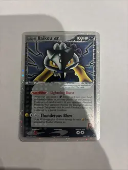 Rocket's Raikou Ex 108/107 Secret Rare Ultra Rare Holo Pokemon Ex Deoxys - Image 1