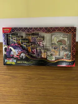 Pokemon TCG Paldean Fates Great Tusk Ex and Iron Treads EX Premium Collection - Image 5
