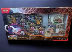 Pokemon TCG Paldean Fates Great Tusk Ex and Iron Treads EX Premium Collection - Image 1
