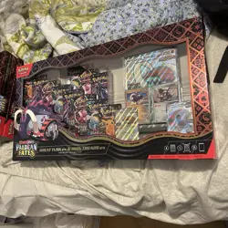 4x Pokemon TCG Paldean Fates Great Tusk ex and Iron Treads ex Premium Collection - Image 2