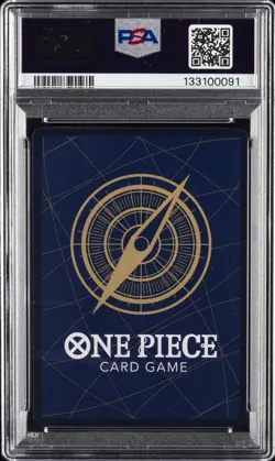 2025 ONE PIECE JPN OP13-CARRYING ON HIS WILL 3RD ANV-GOLD #004 SHANKS PSA 10 - Image 2