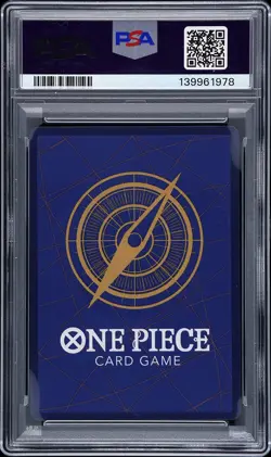 2025 ONE PIECE OP13-CARRYING ON HIS WILL 3RD ANV-GOLD #004 SHANKS PSA 10 - Image 2
