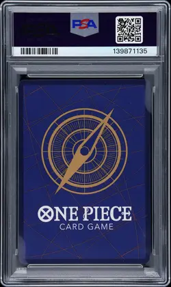 2025 ONE PIECE OP13-CARRYING ON HIS WILL 3RD ANV-GOLD #004 SHANKS PSA 10 - Image 2