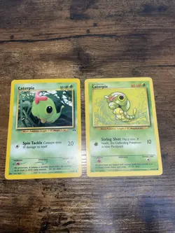 Caterpie 53/75 Neo Discovery 1st Edition 1995 & 1999 Wizards 45/102 - Image 2