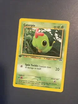 Caterpie 53/75 Pokemon Neo Discovery Common 1st Edition NM/MT 2001 WOTC TCG - Image 1