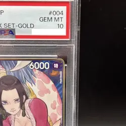 PSA 10 Boa Hancock ST17-004 SR Parallel Storage Box Gold One Piece Card Japanese - Image 3