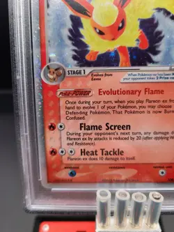 2005 Pokemon EX Flareon EX-Holo Delta Species #108 PSA 6 - Image 5