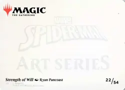 MTG - Strength of Will Art Card (Gold-Stamped Signature) - Art Series: Marvel's - Image 2