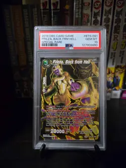 Frieza Back from Hell SPR BT5-091 Foil Destroyer Kings Dragon Ball Card PSA 10 - Image 1