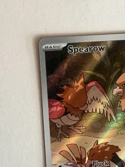 Pokemon TCG Spearow 151/132 Illustration Rare IR Holo Mega Evolution Card NM/M - Image 2