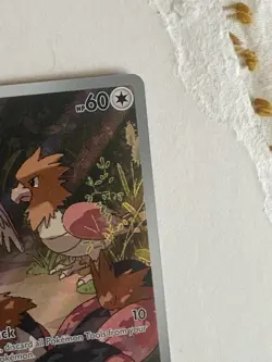 Pokemon TCG Spearow 151/132 Illustration Rare IR Holo Mega Evolution Card NM/M - Image 3