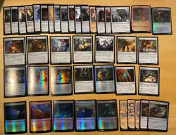 MTG Lot Of 42 Battle For Baldur’s Gate ARTIFACT and LAND Cards Including FOILS - Image 1