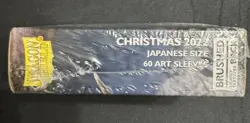 Dragon Shield Japanese Small Size Christmas 2022 Brushes Art Card Sleeves(60 Ct) - Image 3