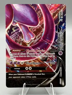 Mewtwo V-UNION [Set of 4] SWSH: Sword & Shield Promo Cards Holo - Image 3
