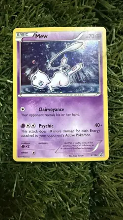 Pokemon TCG Mew XY XY192 Promo Holo Basic Stage Psychic 70 HP English 2017 Card - Image 1