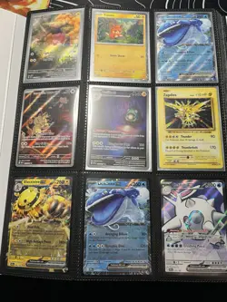 Pokemon Binder Collection Lot Of 133 Cards NM (Binder Included) - Image 1