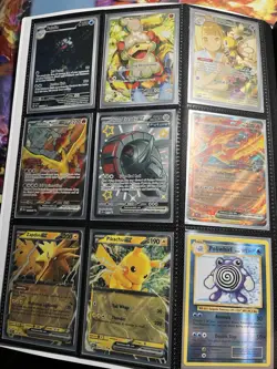Pokemon Binder Collection Lot Of 133 Cards NM (Binder Included) - Image 2