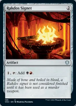Rakdos Signet [Innistrad: Crimson Vow Commander] Magic MTG - Image 1