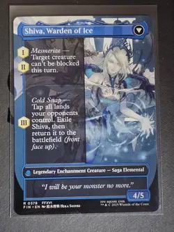 MTG Final Fantasy Jill, Shiva's Dominant (Borderless) Non-foil R 378 - Image 2