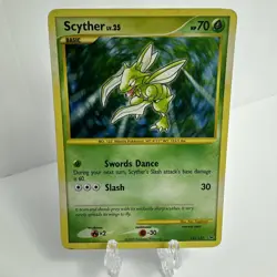 Pokemon TCG Scyther 130/127 Pokemon Platinum Holo Secret Rare 2009 Lvl 25 HP - Image 1