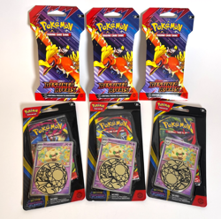 Pokemon TCG Blister Lot (6) - Destined Rivals & Phantasmal Flames - SEALED NEW - Image 1