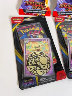 Pokemon TCG Blister Lot (6) - Destined Rivals & Phantasmal Flames - SEALED NEW - Image 2