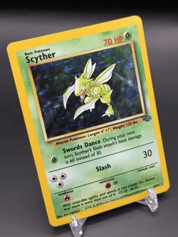 Pokemon TCG Scyther Jungle 10/64 Holo Unlimited Holo Rare - Image 5