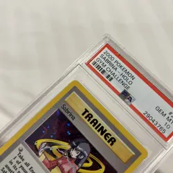 PSA 10 Sabrina Holo Rare #20/132 Gem Mint Pokemon Gym Challenge Trainer Card - Image 2