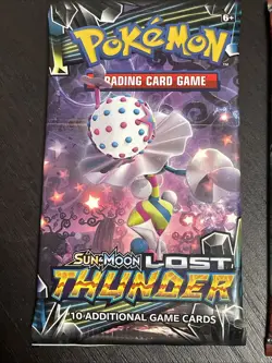 2 Pokemon TCG Sun and Moon Lost Thunder Booster Packs. 1 S&M Crimson Invasion!! - Image 2