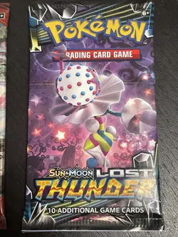 2 Pokemon TCG Sun and Moon Lost Thunder Booster Packs. 1 S&M Crimson Invasion!! - Image 4