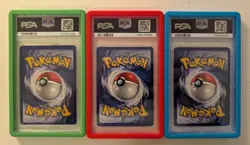 Pokemon Base Set Shadowless Charizard, Blastoise, And Venusaur PSA Graded - Image 2