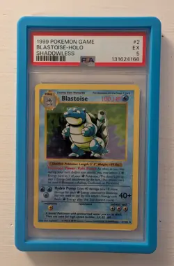 Pokemon Base Set Shadowless Charizard, Blastoise, And Venusaur PSA Graded - Image 5