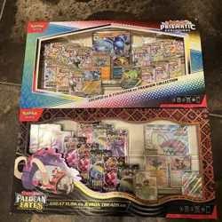 Sealed Paldean Fates & Prismatic Evolutions Premium Collection Boxes Pokemon TCG - Image 1