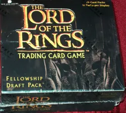 LOTR TCG CCG Fellowship Draft Pack Display 12 29-card Packs Sealed - Image 1