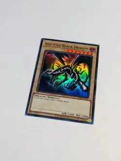 Yugioh Red-Eyes Black Dragon LOB-EN070 Ultra Rare 25th Anniversary NM - Image 2