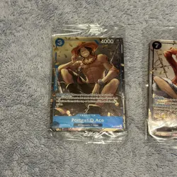 Portgas D. Ace Sabo Monkey D. Luffy Tin Promo Set One Piece Sealed - Image 2