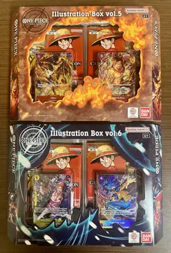 One Piece Sealed Illustration Boxes - Volumes 5 & 6 Brand New - Image 1