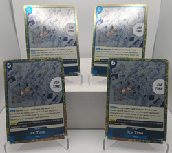 Ice Time Playset - EB04-028 x4 - The Azure Sea's Seven - One Piece TCG - Image 1