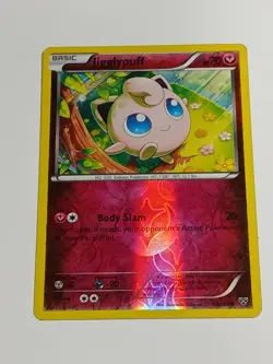 Pokemon TCG Jigglypuff XY Base Set 88/146 Reverse Holo LP. - Image 1