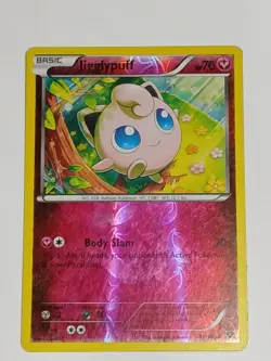 Pokemon TCG Jigglypuff XY Base Set 88/146 Reverse Holo LP. - Image 2