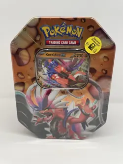 Pokemon TCG Slashing Legends Tin - Koraidon EX - Brand New Factory Sealed - Image 1
