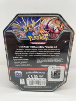 Pokemon TCG Slashing Legends Tin - Koraidon EX - Brand New Factory Sealed - Image 2