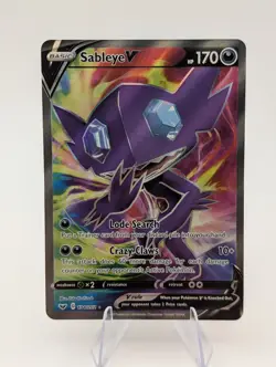 Pokemon - Sableye V (Full Art) - 194/202 - SWSH01: Sword & Shield Base Se NM - Image 1