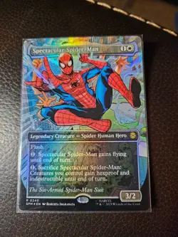 Mtg Spectacular Spider-Man (0240) (Borderless) (Textured Foil) Marvel's... - Image 1