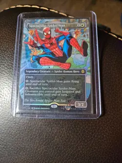 Mtg Spectacular Spider-Man (0240) (Borderless) (Textured Foil) Marvel's... - Image 3