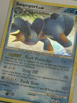 Pokemon Swampert TCG Platinum Supreme Victors Rare Card 12/147 Holo - Image 3
